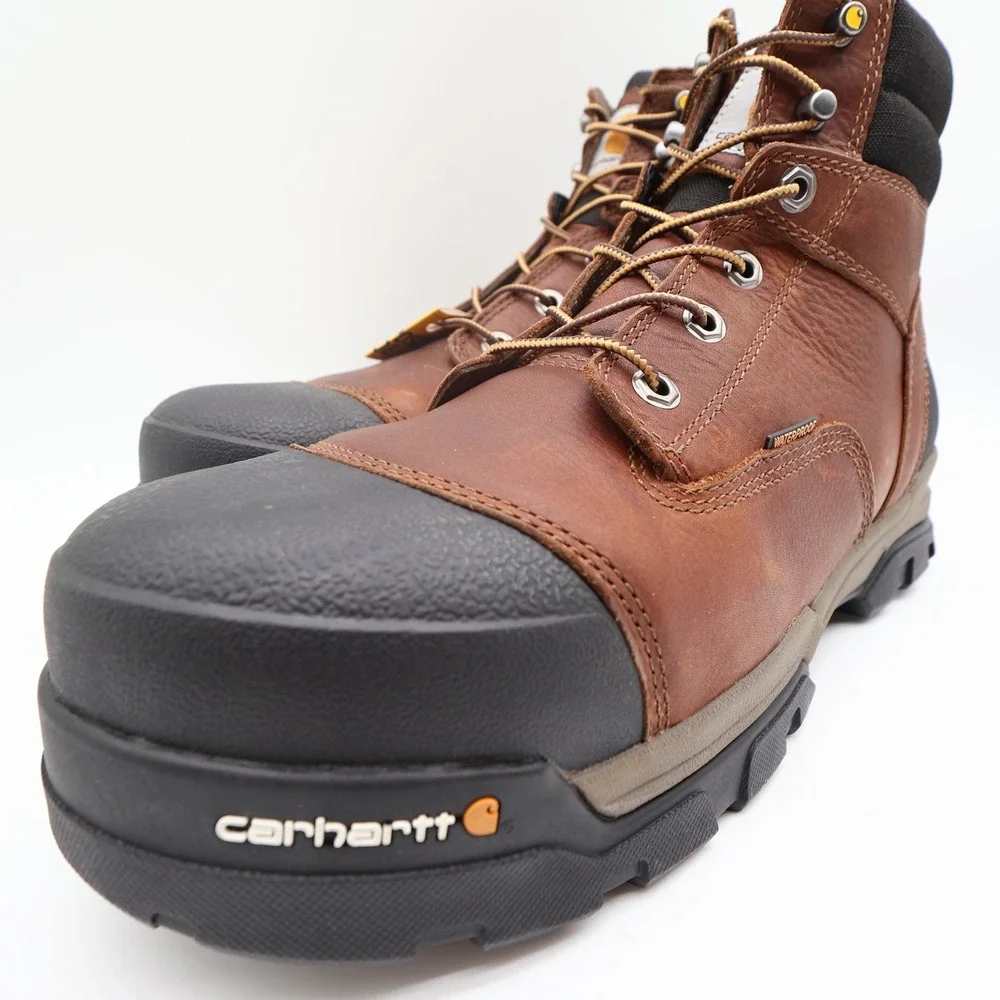 Carhartt Work Boots Mens 11.5 M Ground Force Waterproof Composite Toe CME6355